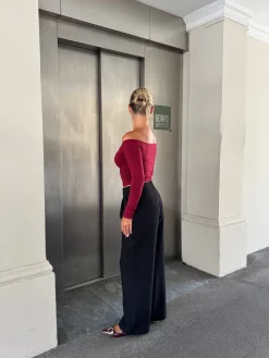 Sienna bluse bordeaux