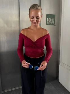 Sienna bluse bordeaux