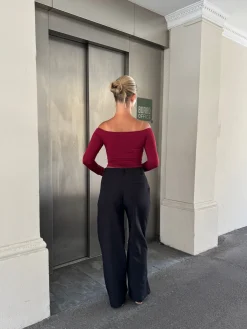 Sienna bluse bordeaux