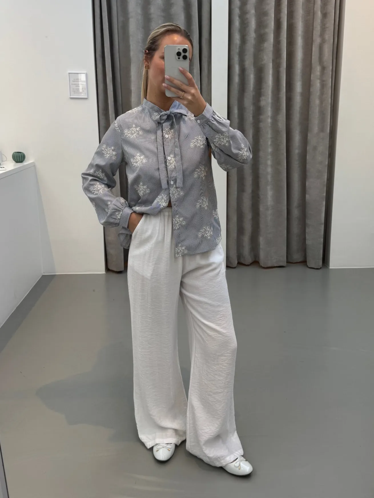 Sif bukser hvid tall