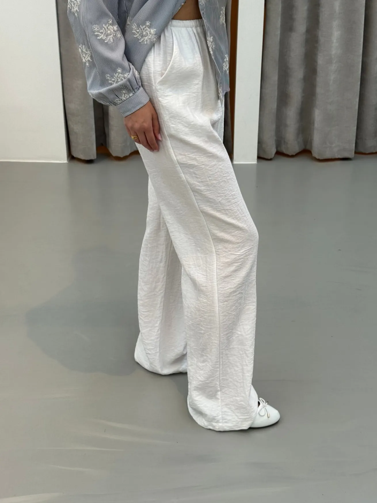 Sif bukser hvid tall