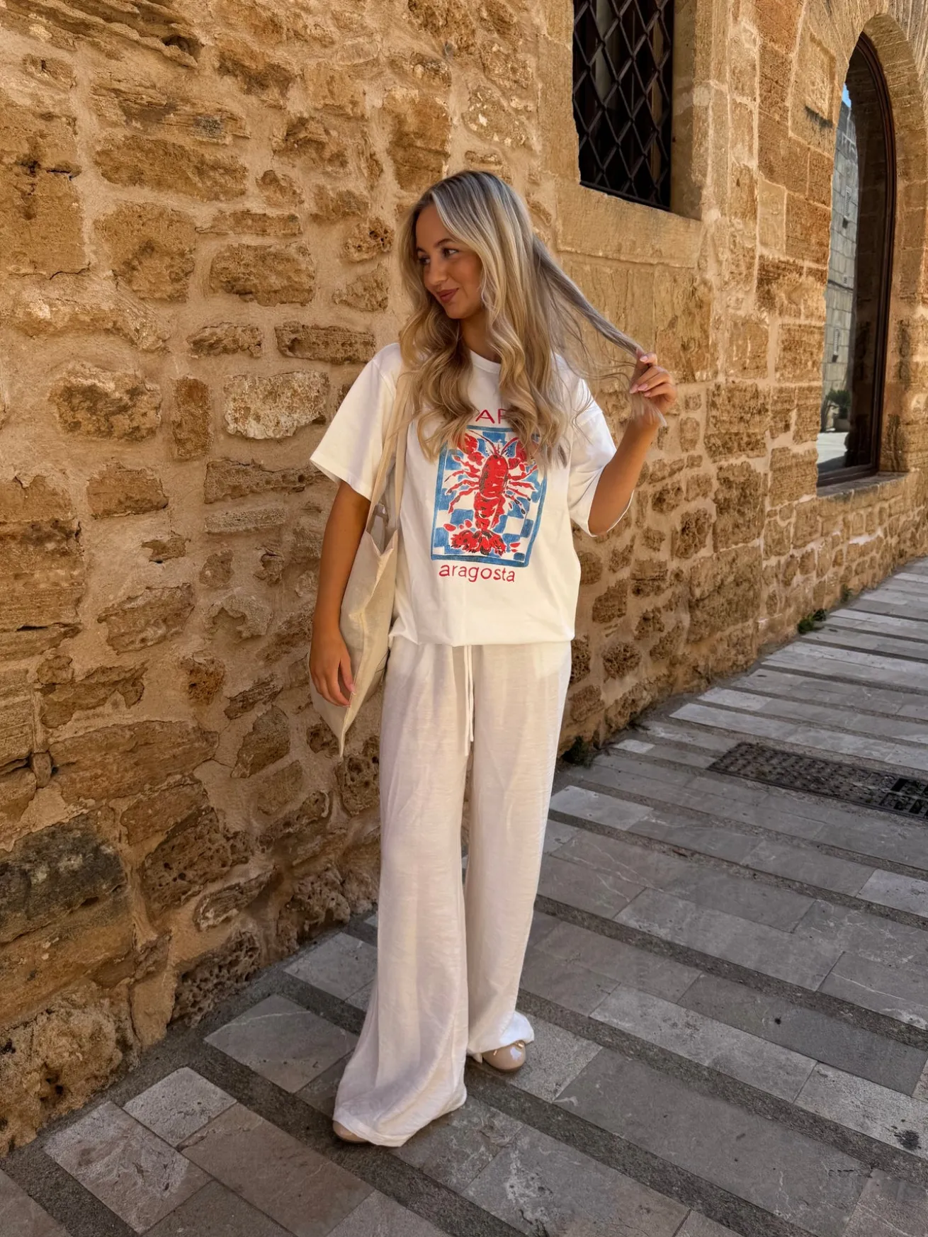 Sif bukser hvid tall