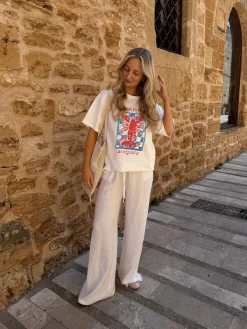 Sif bukser hvid tall