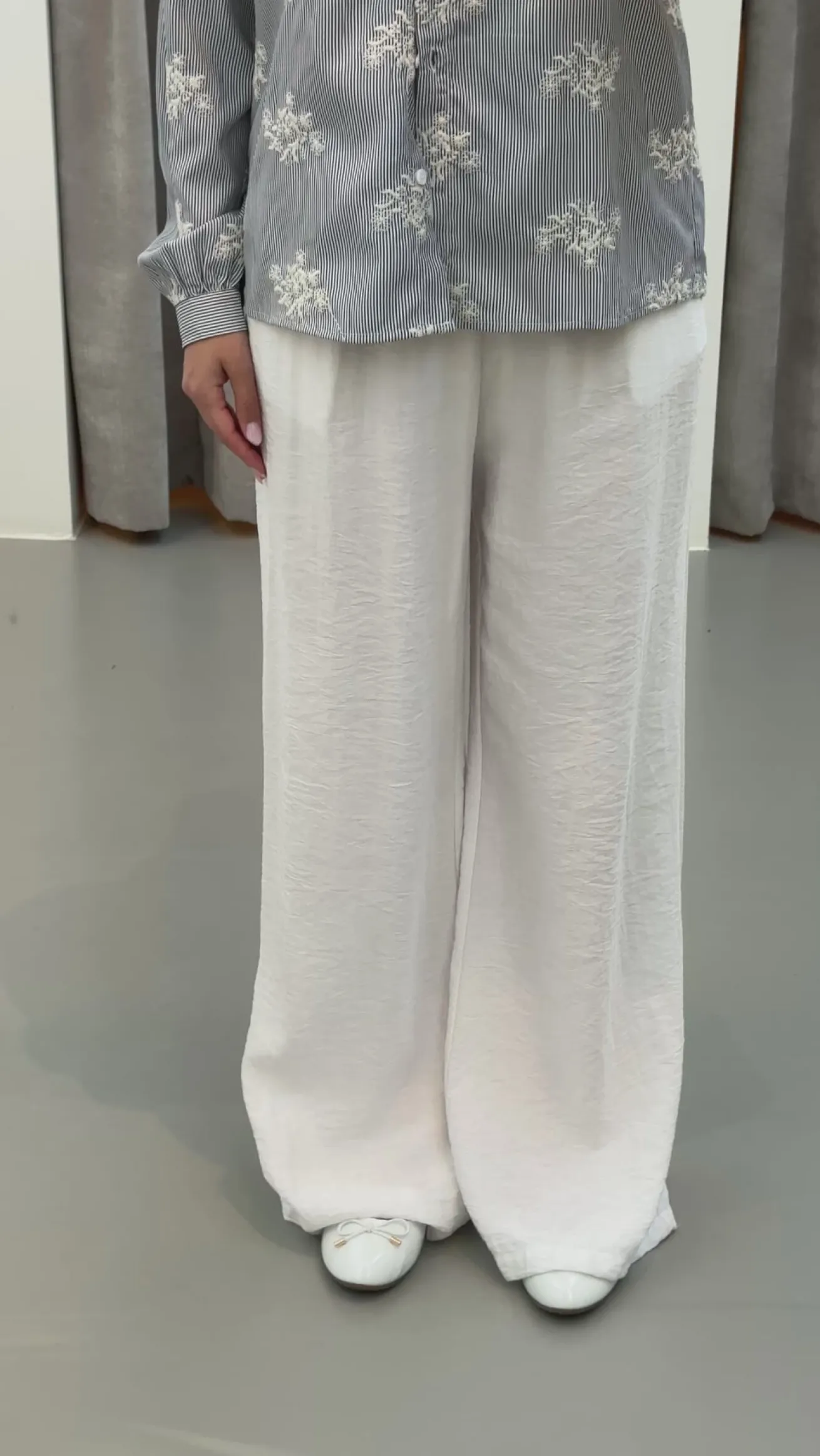 Sif bukser hvid tall