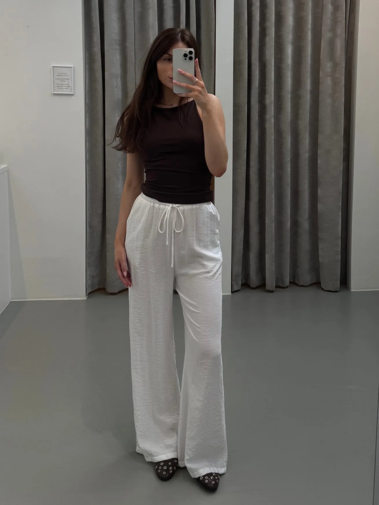 Sif bukser hvid tall