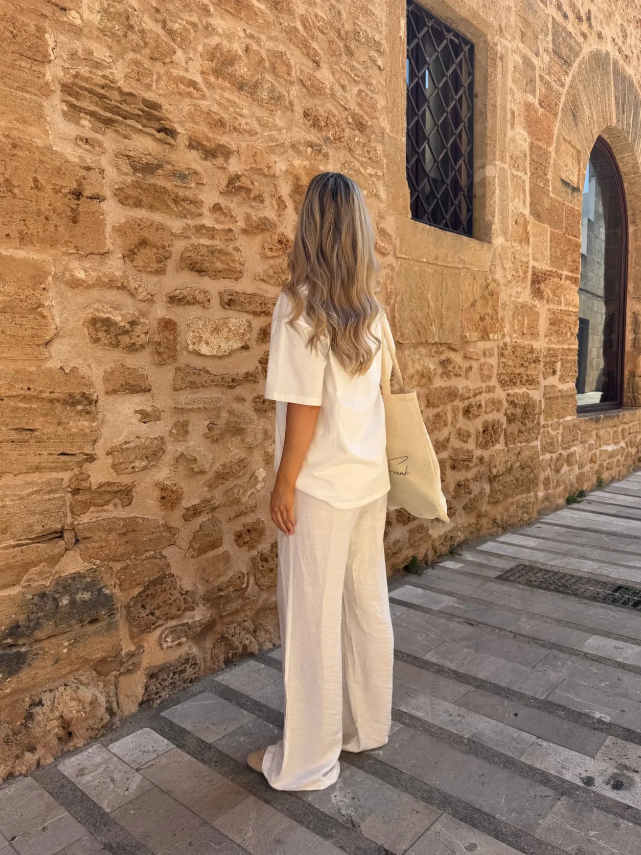 Sif bukser hvid tall