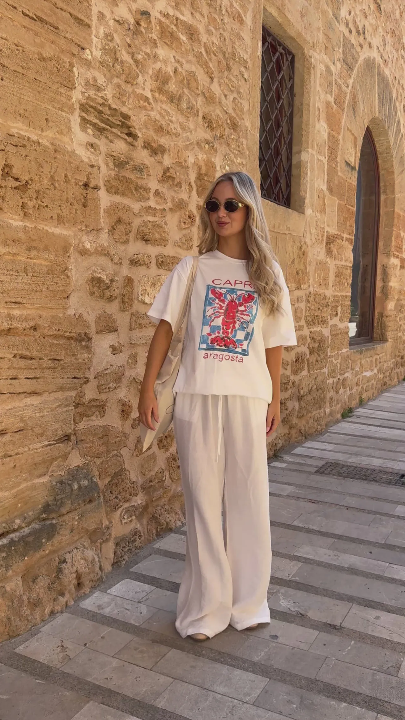 Sif bukser hvid tall