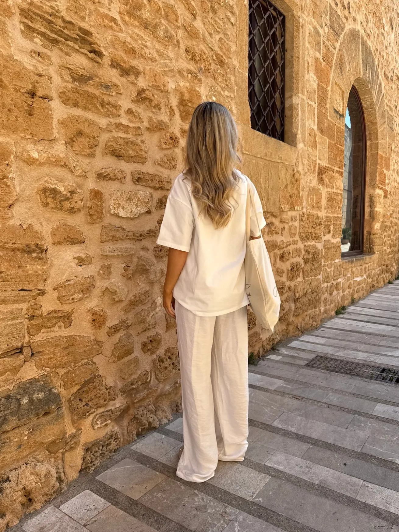 Sif bukser hvid tall