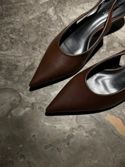 Sofia stiletter mørkebrun