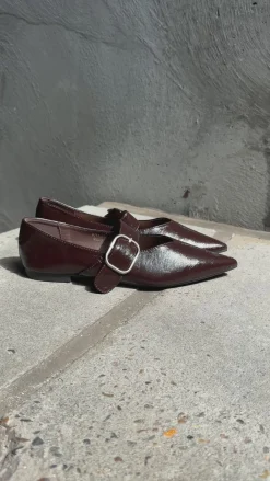 Sofie ballerina mørkebrun