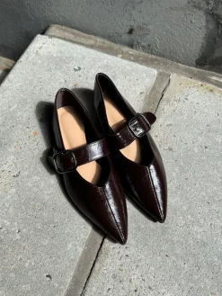 Sofie ballerina mørkebrun