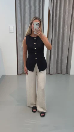 Stella vest sort