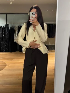 Trine bukser mørkebrun