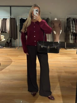 Trine bukser mørkebrun