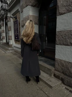 Valeria trenchcoat mørkegrå