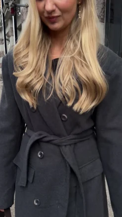 Valeria trenchcoat mørkegrå