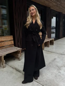 Valeria trenchcoat sort