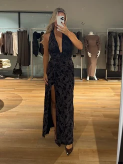 Vanessa kjole mørkebrun