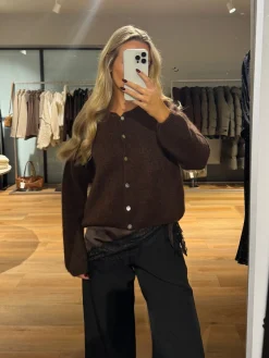 Victoria cardigan mørkebrun