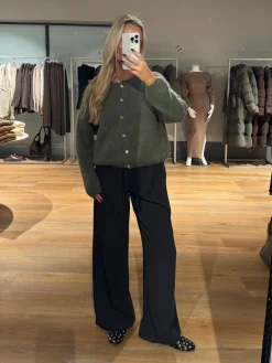 Victoria cardigan olivengrøn