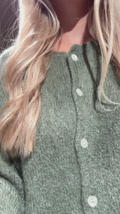 Victoria cardigan olivengrøn