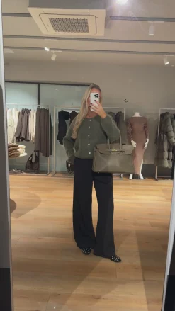 Victoria cardigan olivengrøn